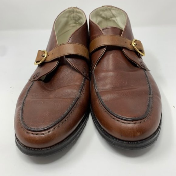 Brass Boot | Shoes | Brass Boot Monk Strap Brown Dress Size  display picture 3
